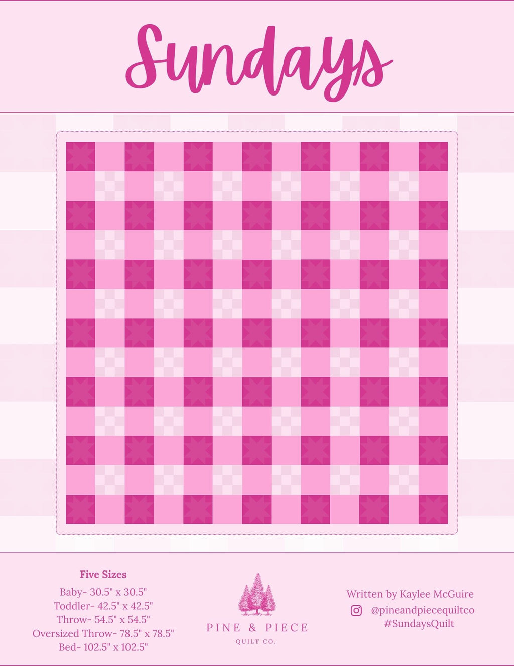Sundays | Paper Quilt Pattern