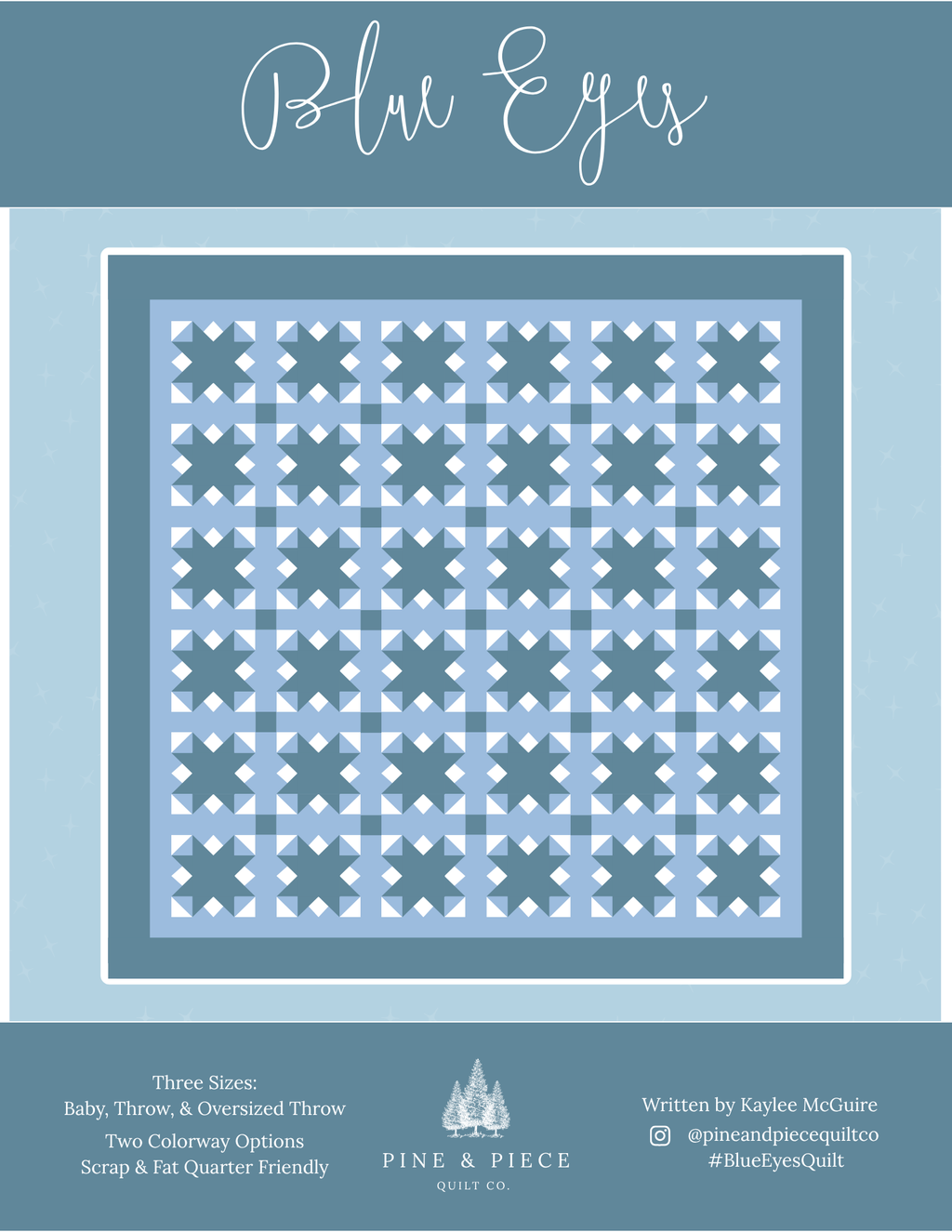 Blue Eyes | Paper Quilt Pattern