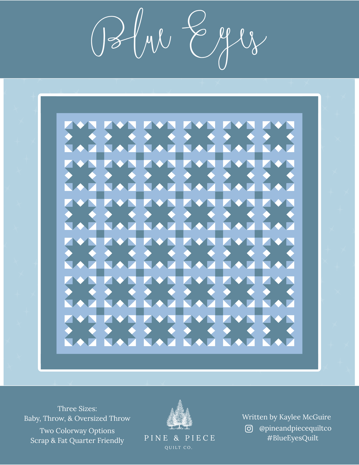 Blue Eyes | Paper Quilt Pattern
