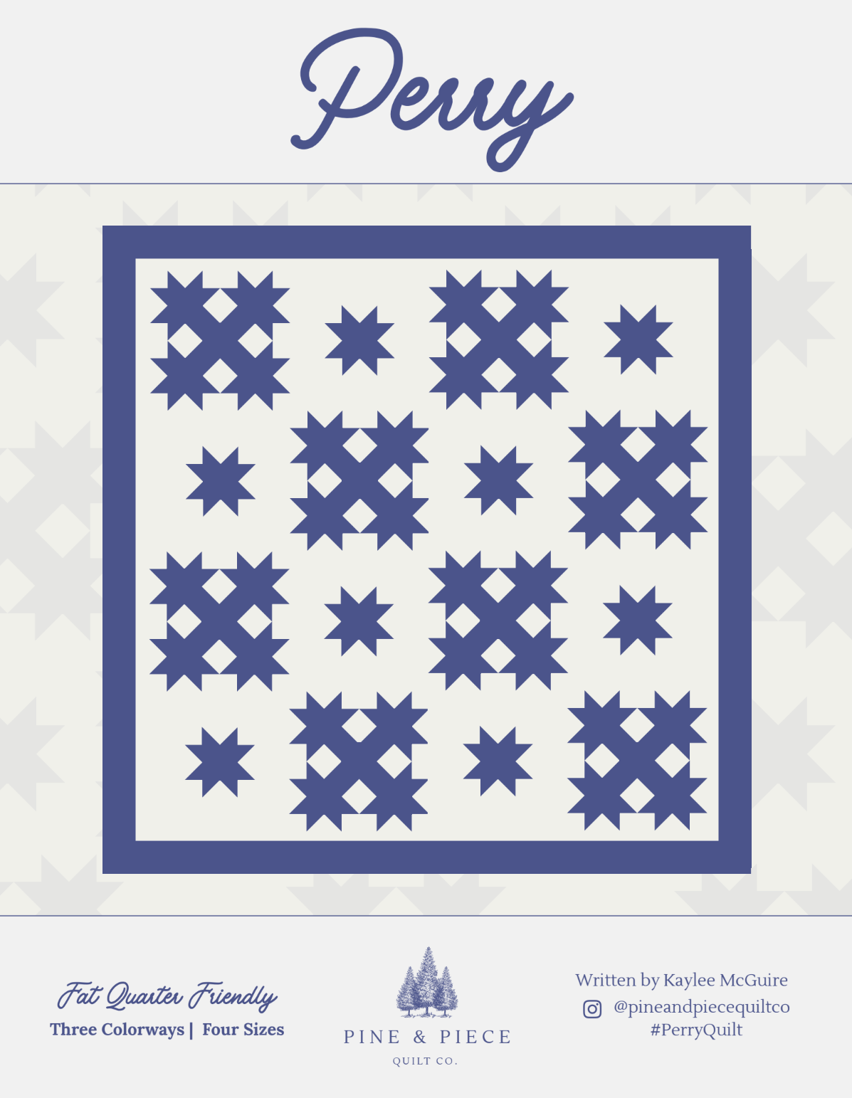 Perry | Digital PDF Quilt Pattern